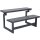 2-in1 Sitzbank und Tisch – Harbor Grey