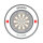 Winmau Dart Surround Catchring Pro-Line 1.0 Weiß