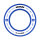 Winmau Dart Surround Catchring Pro-Line 2.0 Blau