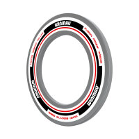 Winmau Dart Surround Catchring Advance Weiss-Rot