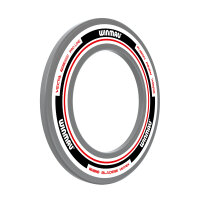 Winmau Dart Surround Catchring Advance Weiss-Rot