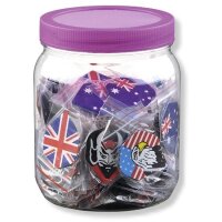 300 Dart Flys, Flights, in stabiler PVC Box, neu