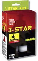 6 Tischtennis Bälle Bandito 3 Star,...