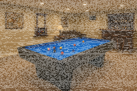 Pool Billardtisch John West Nightshade mit Schieferplatte