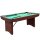 zusammenklappbarer Pool Billardtisch 6ft Braun inkl. Zubehör
