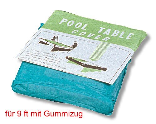 Abdeckplane mit Gummizug für 9 ft Billardtische