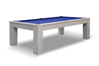 John West Pool Billardtisch Weiß mit Schieferplatte