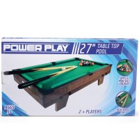 Toyrific Mini Pooltisch – Kompaktes Billardspiel für Zuhause