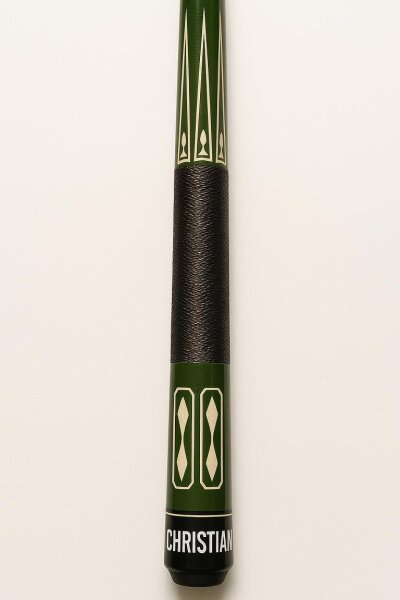 Billardqueue 2-teilig mit Griffband & Klebeleder | personalisiert individuell bedruckbar