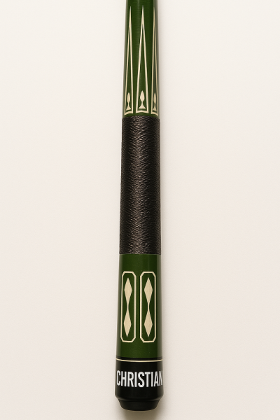 Billardqueue 2-teilig mit Griffband & Klebeleder | personalisiert individuell bedruckbar