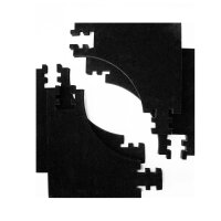 Karella Surround Quadro 4-teilig | Dart Auffangring aus EVA-Schaum für Turnierboards