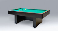 Bilijardai® Dino Club Poolbillardtisch 8ft Grau mit 25 mm Schieferplatte