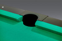 Bilijardai® Dino Club Poolbillardtisch 8ft Grau mit 25 mm Schieferplatte