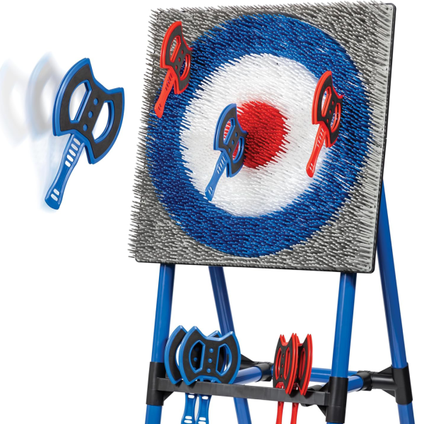 Eastpoint Axe Throw Set – Klappbares Axtwurf-Ziel mit 8 Äxten
