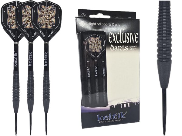 Steeldart Steel Dart Pfeile Keltik Ardan 24g Black - 90% Tungsten