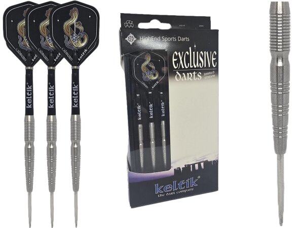 Steeldart Steel Dart Pfeile Keltik Darian Silver - 90% Tungsten