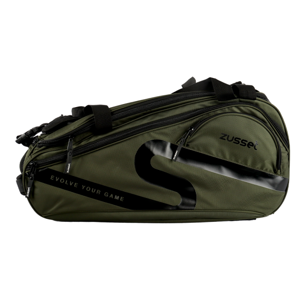 Padel Sporttasche (Paletero) aus Polyester & PVC Ripstop - grün-schwarz