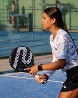 Padel Schläger SOLID PRO 12K Carbon, Rundform - Kontrolle & Power