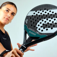 Padel Schläger SOLID PRO 12K Carbon, Rundform - Kontrolle & Power