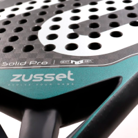 Padel Schläger SOLID PRO 12K Carbon, Rundform - Kontrolle & Power