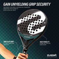 Padel Schläger SOLID PRO 12K Carbon, Rundform - Kontrolle & Power