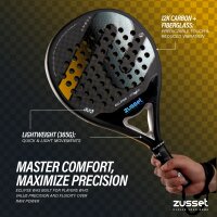 Padel Schläger ECLIPSE 12K Carbon, Rundform - Kontrolle & Komfort