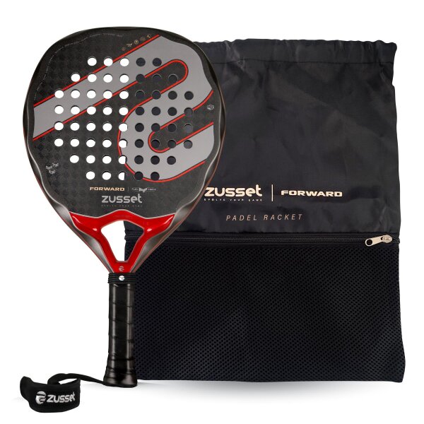 Padel Schläger FORWARD 12K Carbon, Tropfenform - Power & Kontrolle in Balance