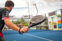 Padel Schläger FORWARD 12K Carbon, Tropfenform - Power & Kontrolle in Balance