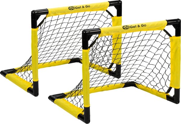 Get & Go Fußballtor Set 2er – klappbar, 55 × 44 × 44 cm