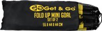 Get & Go Fußballtor Set 2er – klappbar, 55 × 44 × 44 cm