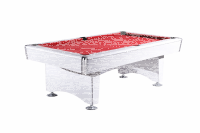 John West Pool Billardtisch Santa Monica mit Schieferplatte