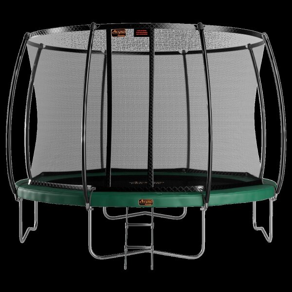 Avyna Trampolin Ø365 cm mit Sicherheitsnetz grün