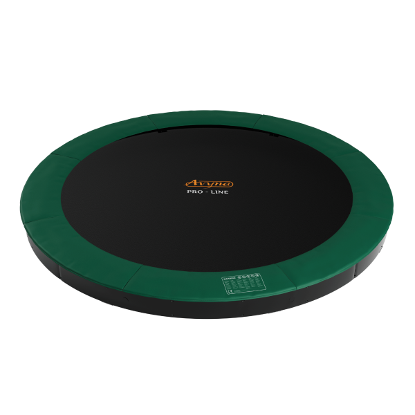 Avyna FlatLevel Trampolin Ø365 cm Grün