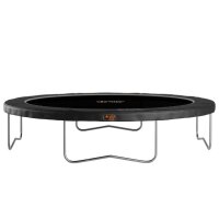 Avyna Trampolin Above Ground Ø430 cm mit Sicherheitsnetz Grau