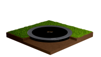 Avyna Pro-Line FlatLevel Trampolin Ø430 Grau
