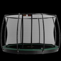Avyna FlatLevel Trampolin Ø365 mit Sicherheitsnetz...