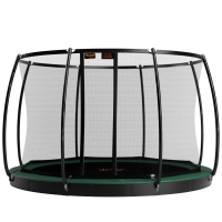 Avyna FlatLevel Trampolin Ø365 mit Sicherheitsnetz...