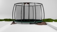 Avyna FlatLevel Trampolin Ø365 mit Sicherheitsnetz...