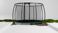 Avyna FlatLevel Trampolin Ø365 mit Sicherheitsnetz...