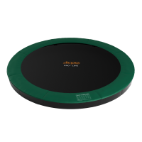 Avyna FlatLevel Trampolin Ø365 mit Sicherheitsnetz Grün