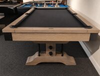 Pool Billardtisch John West Ironwood mit Schieferplatte 8ft