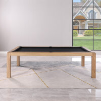 John West Billardtisch Vintage Oak mit Schieferplatte...
