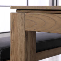 John West Billardtisch Vintage Oak mit Schieferplatte & Abdeckplatte