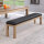John West Billardtisch Vintage Oak mit Schieferplatte & Abdeckplatte