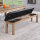 John West Billardtisch Vintage Oak mit Schieferplatte & Abdeckplatte