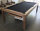 John West Billardtisch Vintage Oak mit Schieferplatte & Abdeckplatte