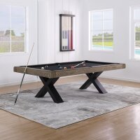 John West Billardtisch Dinner Xoon Vintage Oak mit...