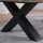 John West Billardtisch Dinner Xoon Vintage Oak mit Schiefer- und Abdeckplatte