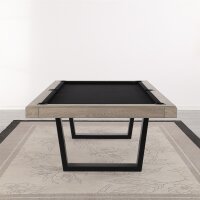 John West Billardtisch Dinner Unity Cement mit Schieferplatte inkl. Abdeckplatte