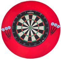 Keltik Steeldart Dartscheibe Komplettset mit Dartboard, Ständer, Surround und Pfeilen